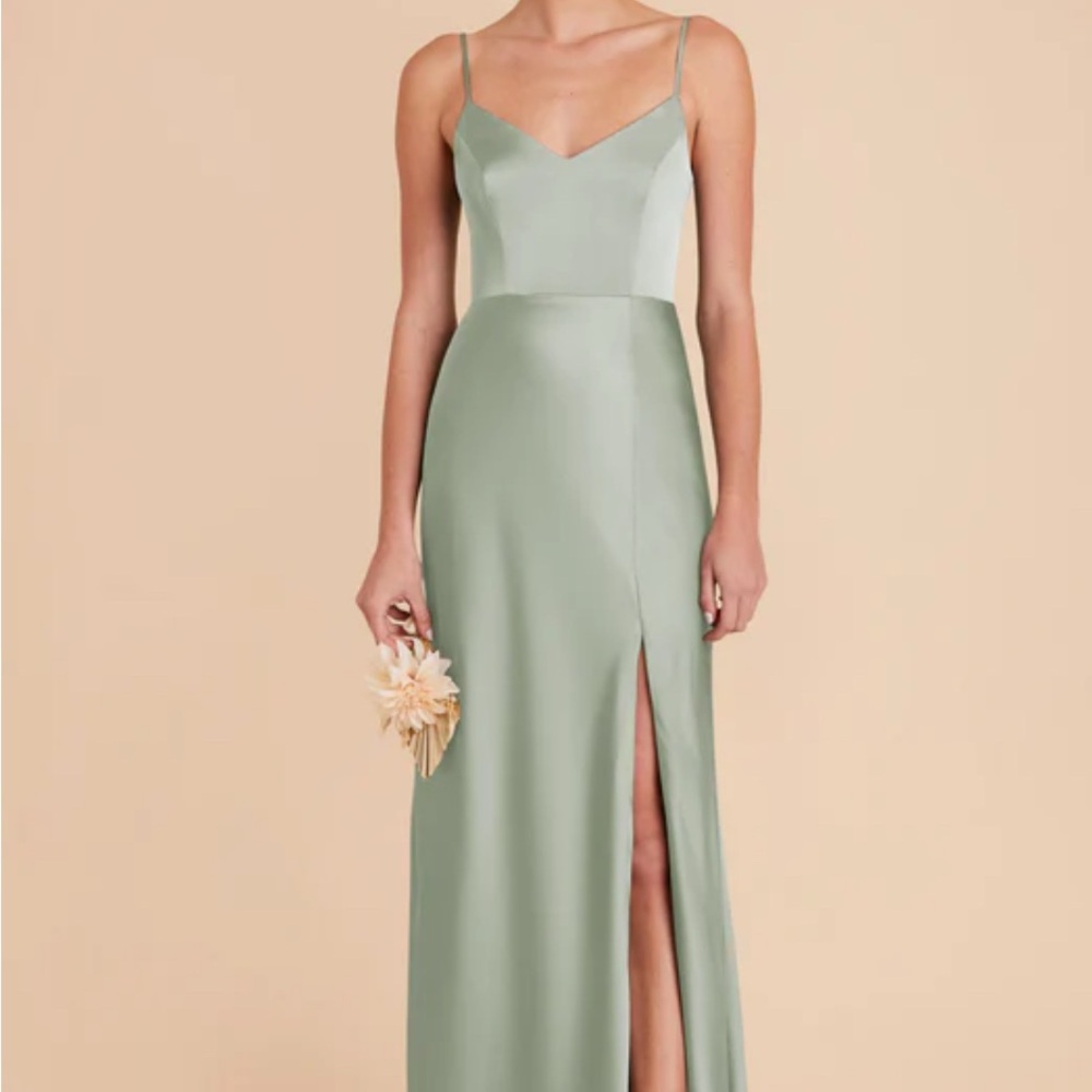 Birdy Grey Jay Matte Satin Dress Sage - Size M